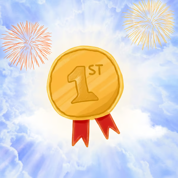 First Coin Champion Medal